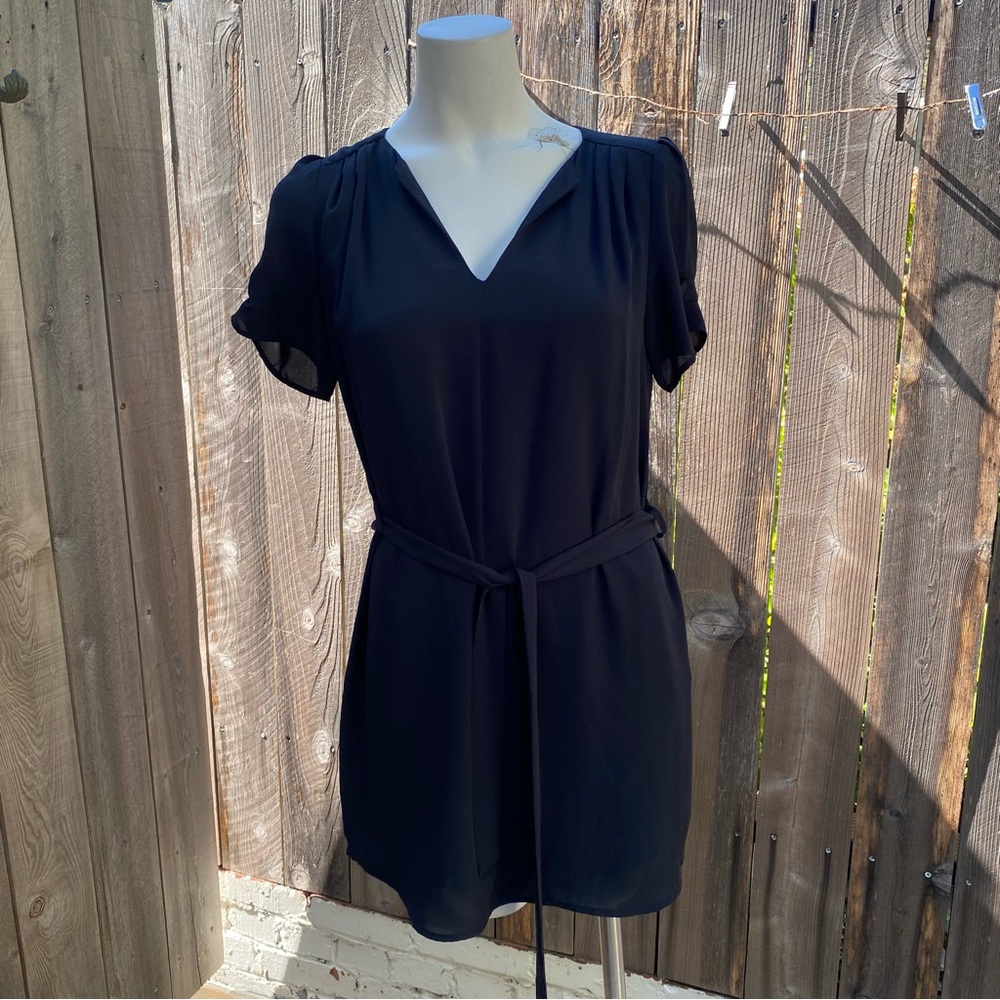 Mason Jules Black Short Sleeve mini  Dress size small